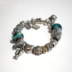 Pandora Sterling Silver Charm Bracelet